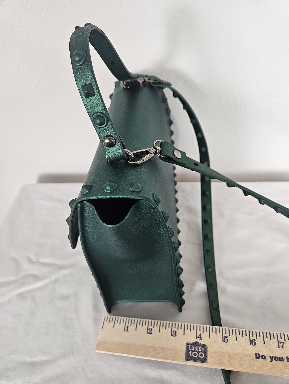 Studded Green Jelly Purse - Picture 10 of 10